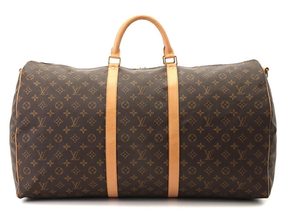 LOUIS VUITTON Keepall Bandouliere Boston Bag Travel Monogram
